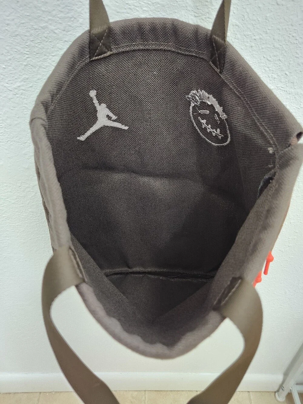 Travis Scott Jumpman Cactus Jack Nike Jordan Shoe Dust Tote Bag Only Green